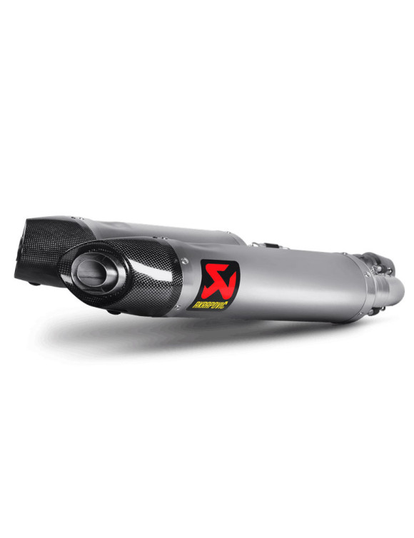 Échappement Akrapovic homologué en titane pour Shiver 750 - 1