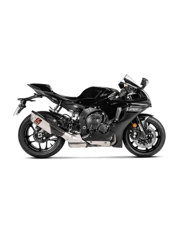 Scarico Akrapovic Slip-On in Titanio Omologato per Yamaha YZF R1 - 2