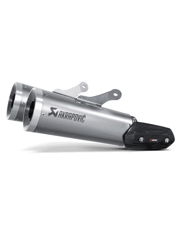 Paar Akrapovic homologierter Titan-Slip-On-Auspuff für V Max - 1
