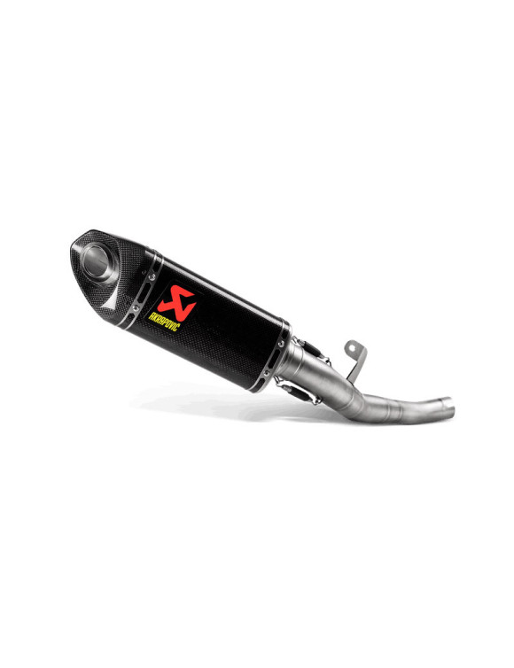 Escape Akrapovic Racing de carbono Slip-On para Street Triple - 1