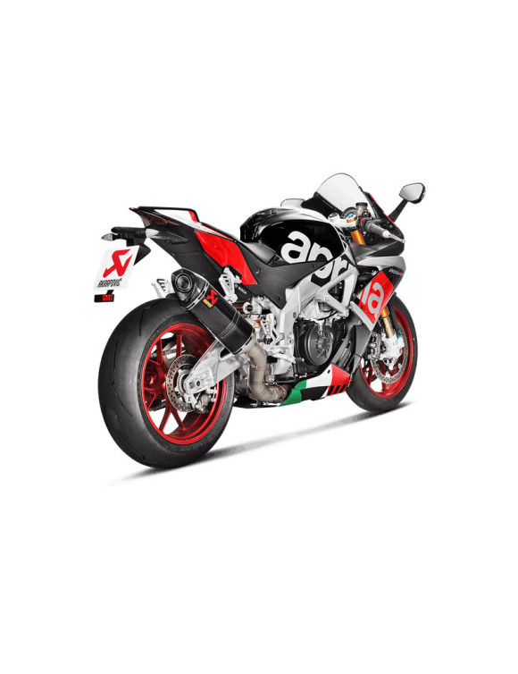 Échappement Akrapovic Racing en carbone pour RSV4 2016 - 2
