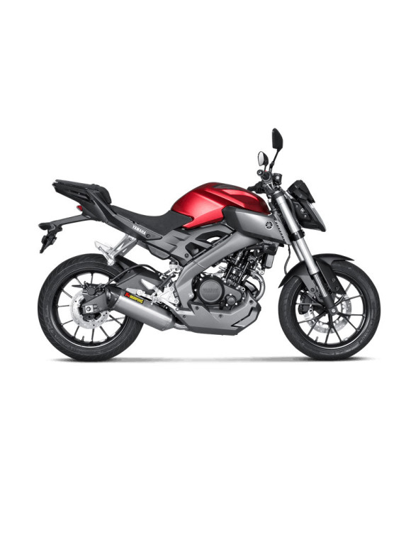 Scarico Akrapovic Racing Line in Inox per MT-125 2019 - 2