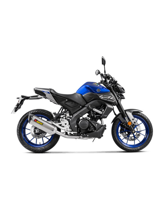 Escape de Acero Inoxidable Akrapovic Racing Line para MT-125 2020 - 2