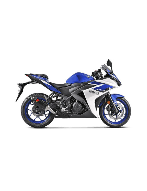 Échappement Akrapovic Racing Line complet en acier inoxydable pour YZF R3 - 2