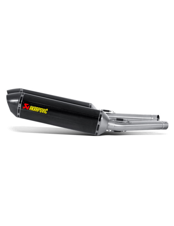 Pair of Akrapovic CE Carbon Slip-On Exhausts for GSXR Hayabusa - 1