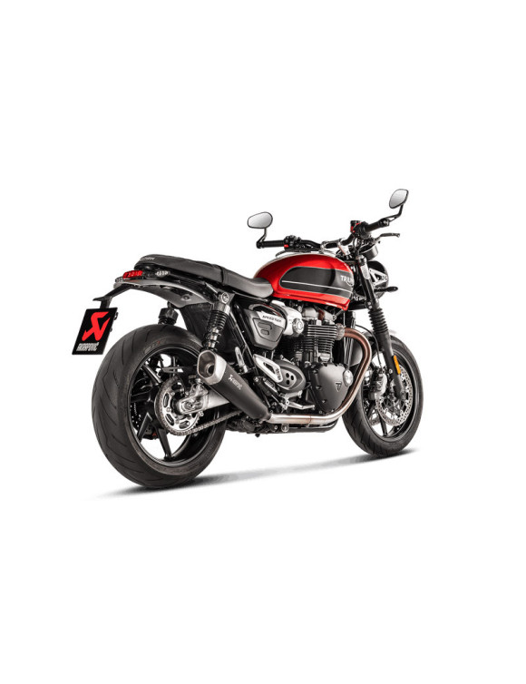 Paire d'échappements Akrapovic Homologué Titanium Slip-On pour Speed ​​Twin - 2