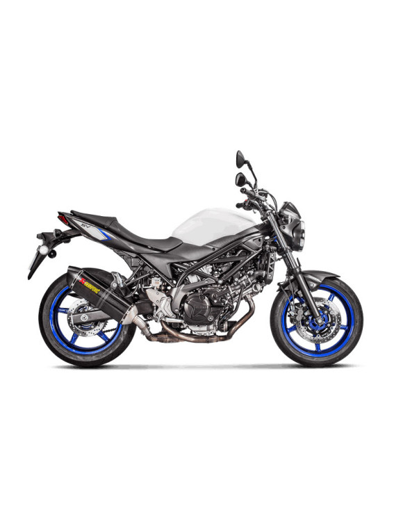 Scarico Akrapovic Slip On in Carbonio Euro 4 per Suzuki SV 650 - 2