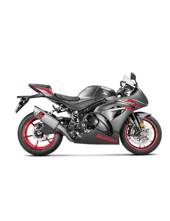 Echappement Akrapovic Racing en acier inoxydable pour GSXR 1000 - 2