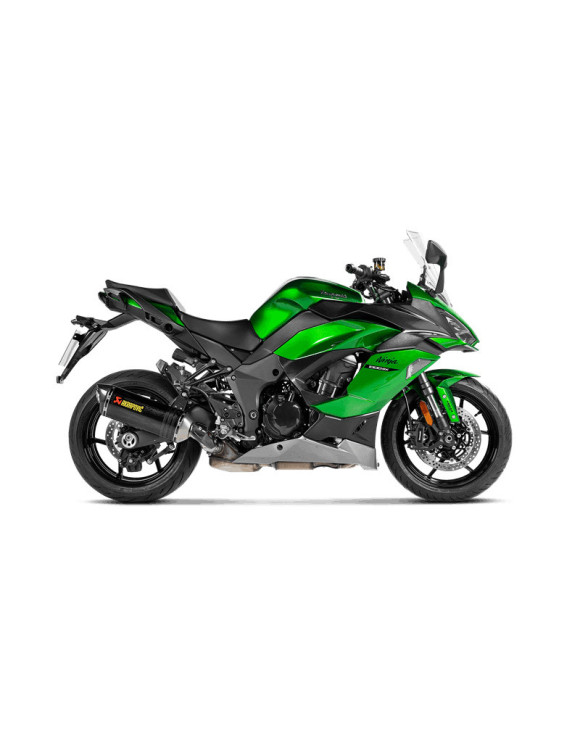 Akrapovic Homologated Carbon Slip-On Exhaust for Ninja 1000 SX - 2 Akrapovic Homologated Carbon Slip-On Exhaust for Ninja 1000 SX - 2