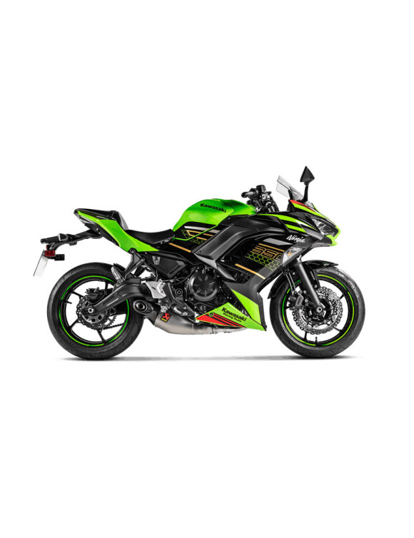 Escape de titanio homologado Akrapovic para Ninja/Z650 2020 - 2