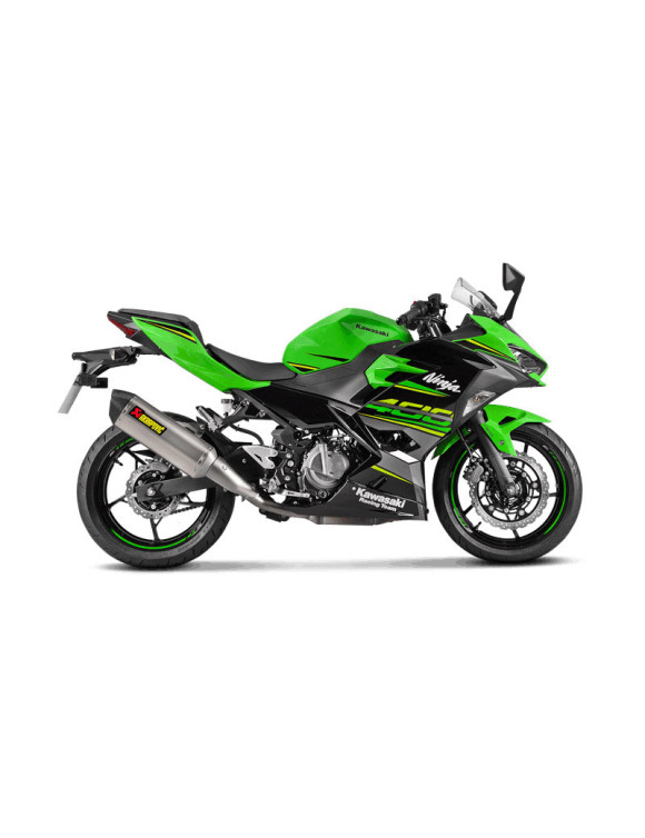 Akrapovic CE Titanium Slip-On Auspuff für Kawasaki Ninja 400 - 2