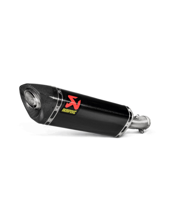 Escape deslizante de carbono Akrapovic Racing para Ninja 400 - 1