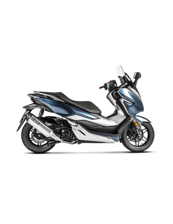 Akrapovic Racing Stainless Steel Slip-On Exhaust for Honda Forza 250/300 - 2