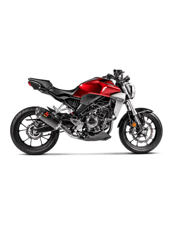 Échappement Akrapovic Carbon Racing Slip-On pour Honda CB300R - 2