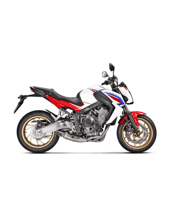 Échappement Akrapovic CE en acier inoxydable pour Honda CB650F 2015 - 2