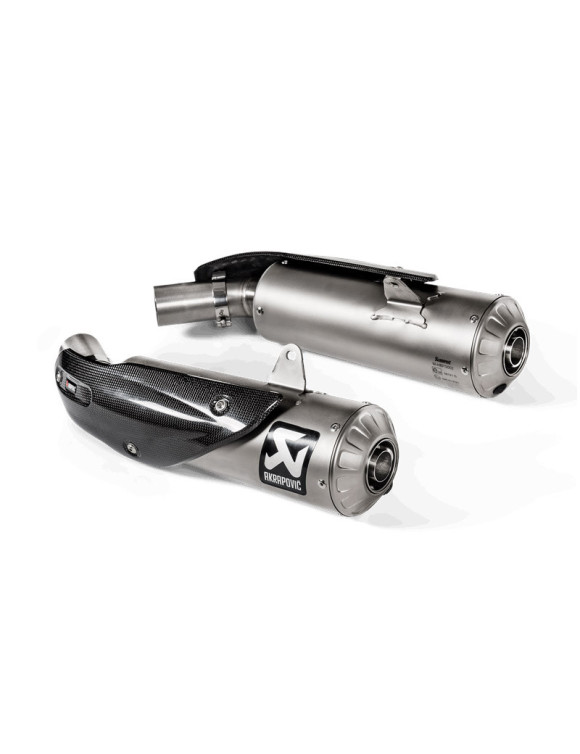 Akrapovic CE Slip-On-Auspuffanlage aus Titan für Ducati Scrambler 1100 - 1