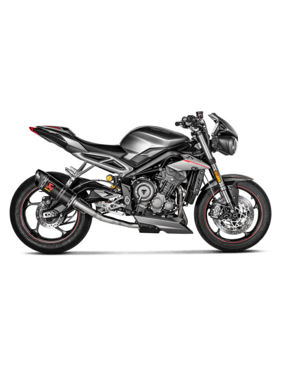 Akrapovic Carbon Slip-On Auspuff für Triumph Street Triple - 2
