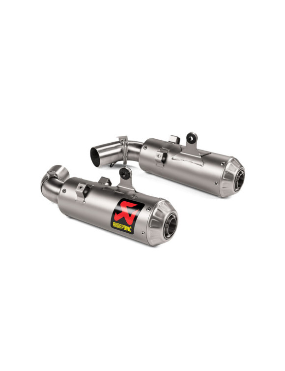 Akrapovic Racing Titanium Slip-On Exhaust for Ducati Hypermotard 950 - 1