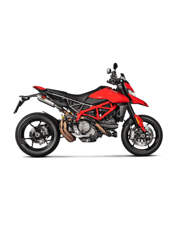Akrapovic Racing Titanium Slip-On Exhaust for Ducati Hypermotard 950 - 2
