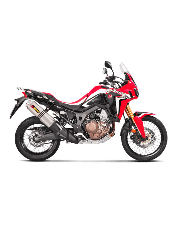 Escape deslizante de titanio CE Akrapovic Racing para Honda Africa Twin 2018 - 2 Escape deslizante de titanio CE Akrapovic Racing para Honda Africa Twin 2018 - 2