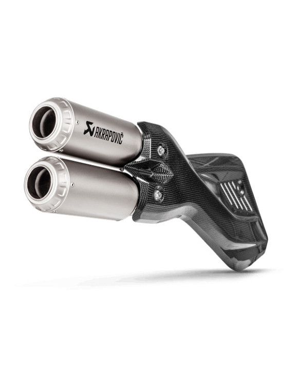Scarico Slip On Akrapovic in Titanio CE per Ducati Multistrada 950 - 1