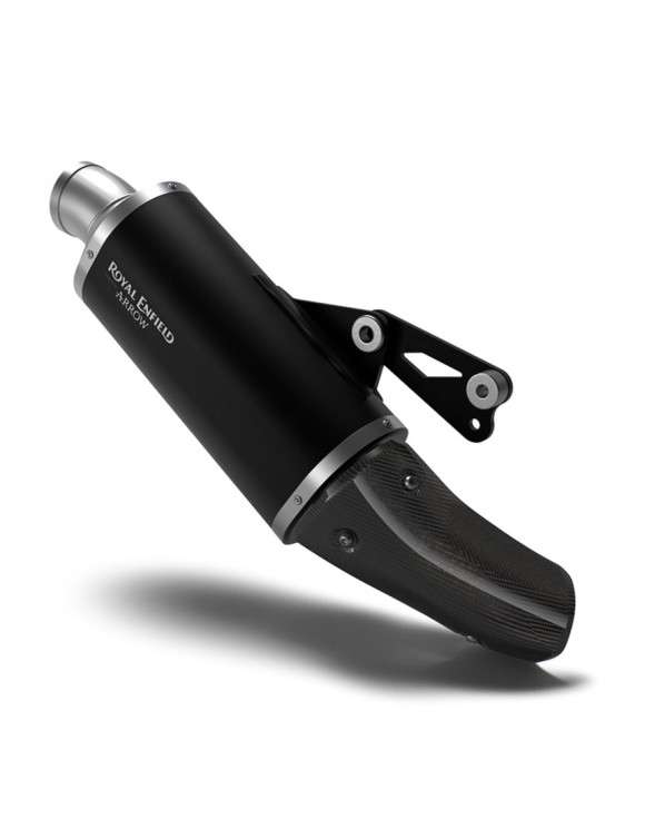 Silenciador Rally, acero inoxidable negro de Arrow - Royal Enfield Himalayan MY24 / KXA00454 - 1