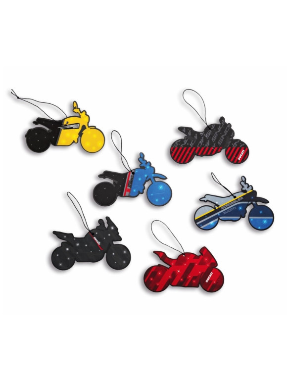 Set 6 Pieces Original Ducati Hang-Tag 987704609 - 1