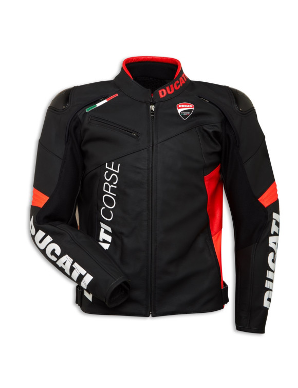 Chaqueta Moto Cuero Hombre Original Ducati Corse C6 9810743 - 1
