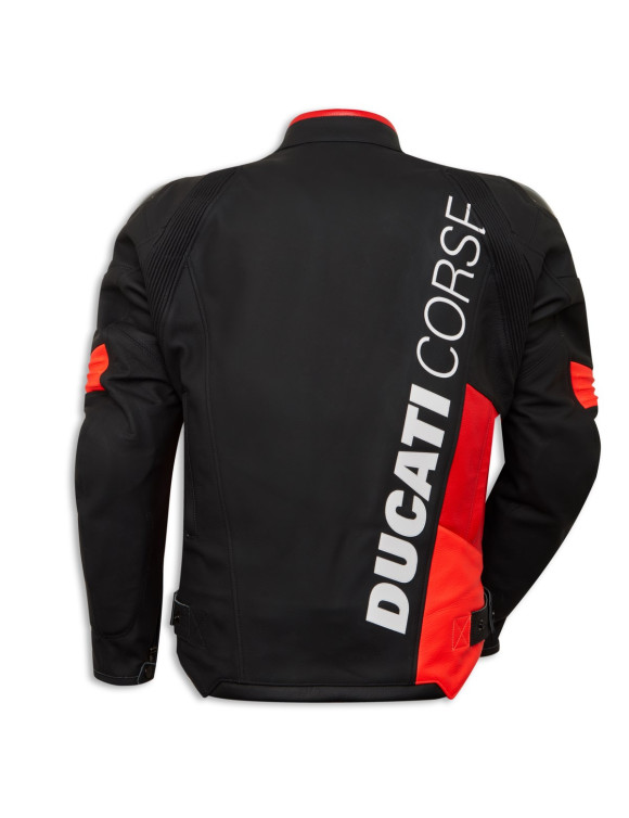 Original Ducati Corse C6 Herren-Leder-Motorradjacke 9810743 - 2