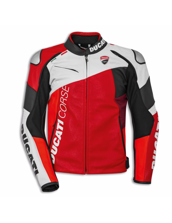 Chaqueta Moto Cuero Hombre Original Ducati Corse C6 9810742 - 1