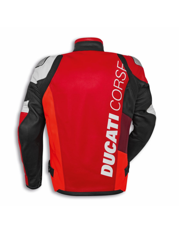 Chaqueta Moto Cuero Hombre Original Ducati Corse C6 9810742 - 2