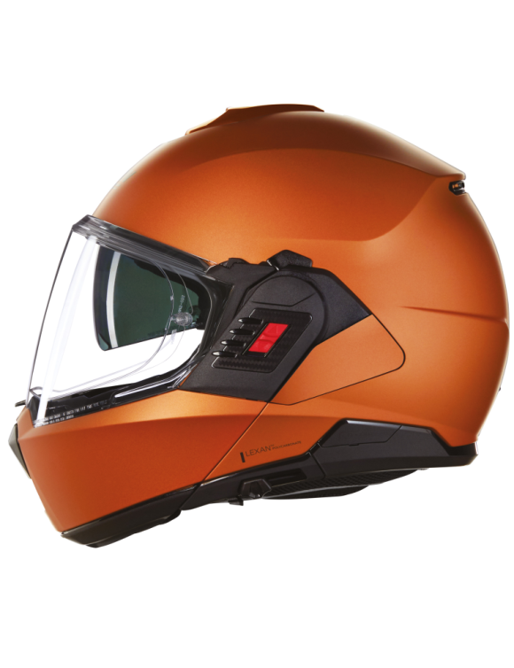 Casco Moto Modulare Nolan N120-1 Classico Nobile 319 Orange Opaco N1F000735319 - 1