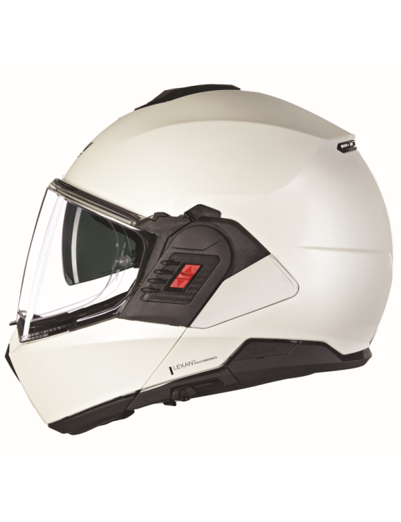 Nolan N120-1 Classico Nobile 320 White Glossy Modular Motorcycle Helmet N1F000735320