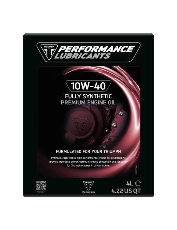 Triumph - Olio Motore 10W-40 Fully Synthetic, 4 Litri (PLFS23004-1040) - 1