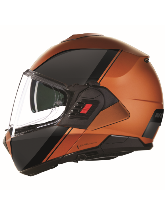 Nolan N120-1 Modular Motorcycle Helmet Special Paint 343 Ocher/Black Glossy N1F000730343