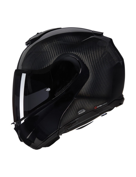 Nolan X-1005 Ultra Carbon Puro 324 Glossy Black Modular Motorcycle Helmet - 4 Nolan X-1005 Ultra Carbon Puro 324 Glossy Black Modular Motorcycle Helmet - 4