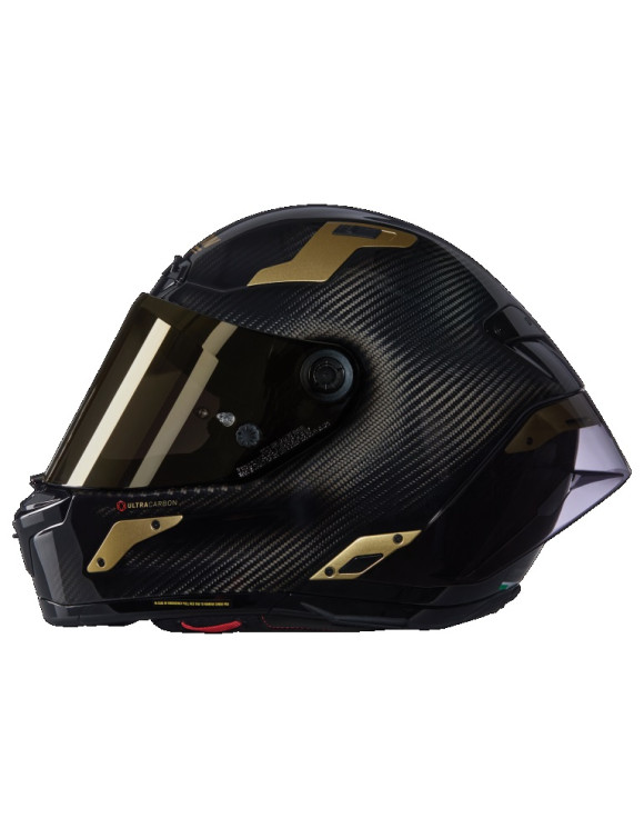 Casco Moto Integrale Nolan X-804 RS Ultra Carbon Aureo 330 Black/Gold Lucido - 4