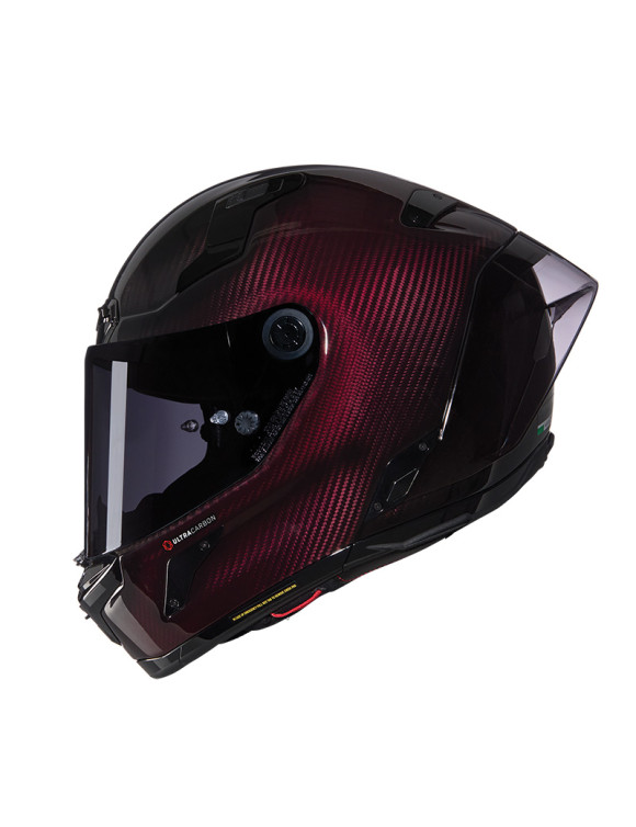 X-Lite X-804 RS Ultra Carbon Liquid Full Face Motorcycle Helmet 326 Black/Red Glossy X84000845326