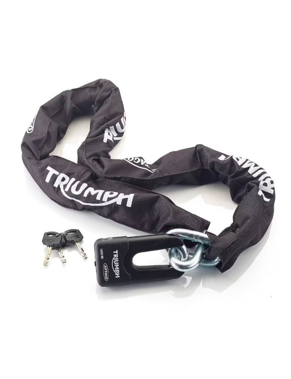 Chaîne renforcée anti-vol avec la moto triomphe e/cadenas scooter - 1