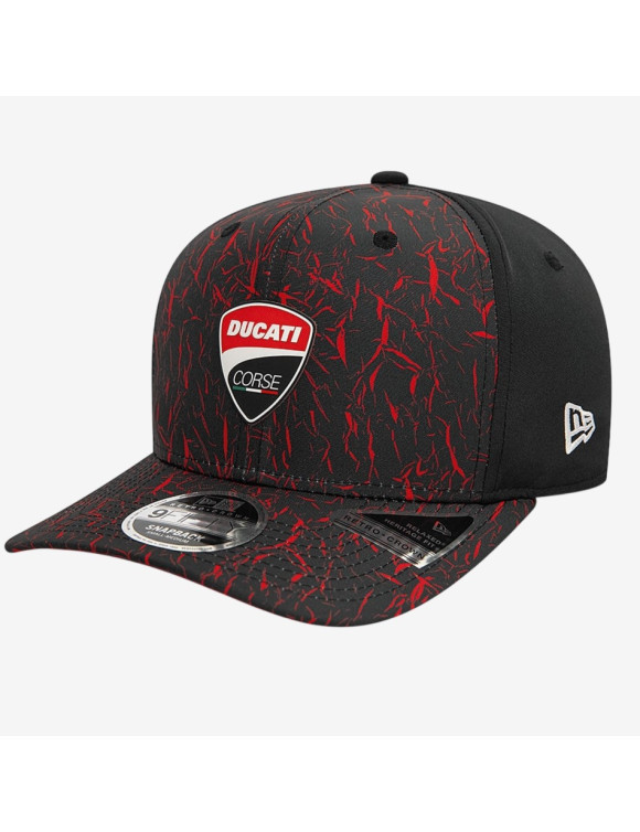Original Ducati DC 950 Crinkle Schwarz/Rot Unisex-Kappe 987712351 - 1