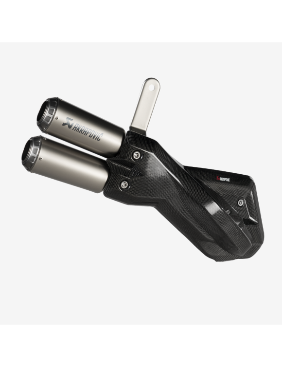 Scarico Doppio Slip-on Akrapovic S-D9SO18-HIFFT per Ducati Multistrada 950 / 950 S / V2 / V2 S - 1