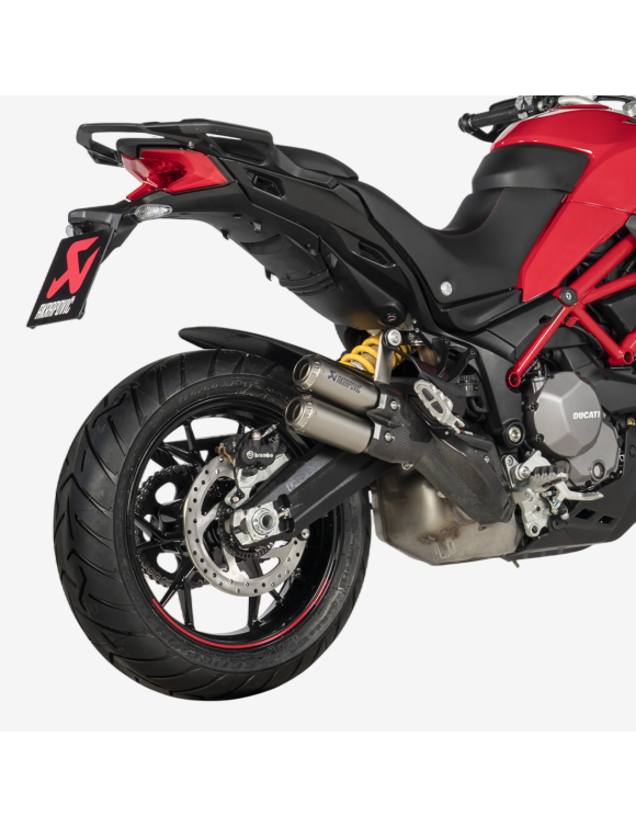 Scarico Doppio Slip-on Akrapovic S-D9SO18-HIFFT per Ducati Multistrada 950 / 950 S / V2 / V2 S - 3