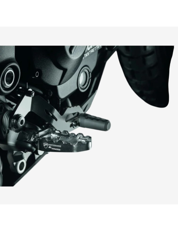 Paire de repose-pieds Off-Road Ducati, 96280241A, Multistrada 950/1200 - 2 Paire de repose-pieds Off-Road Ducati, 96280241A, Multistrada 950/1200 - 2