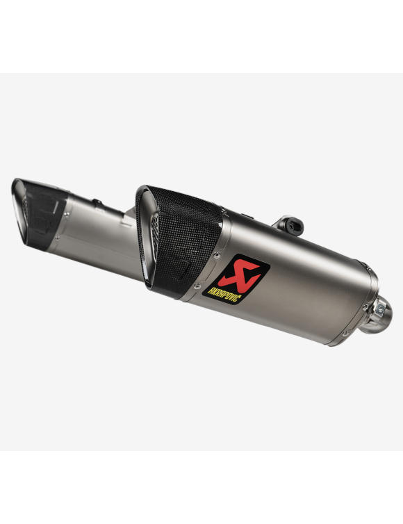Doppelauspuff Slip-on aus Titan, Homologiert für DUCATI HYPERMOTARD 698 MONO / RVE - Akrapovic S-D6SO2-HAPLT - 1