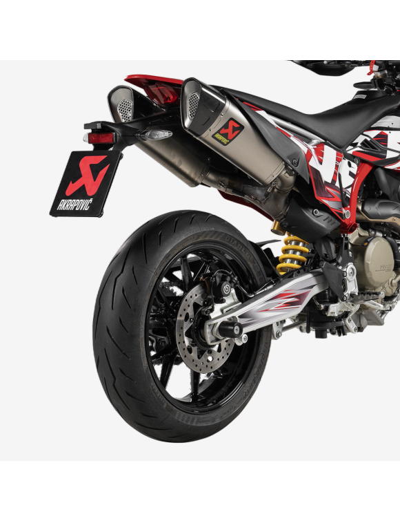 Doppelauspuff Slip-on aus Titan, Homologiert für DUCATI HYPERMOTARD 698 MONO / RVE - Akrapovic S-D6SO2-HAPLT - 4