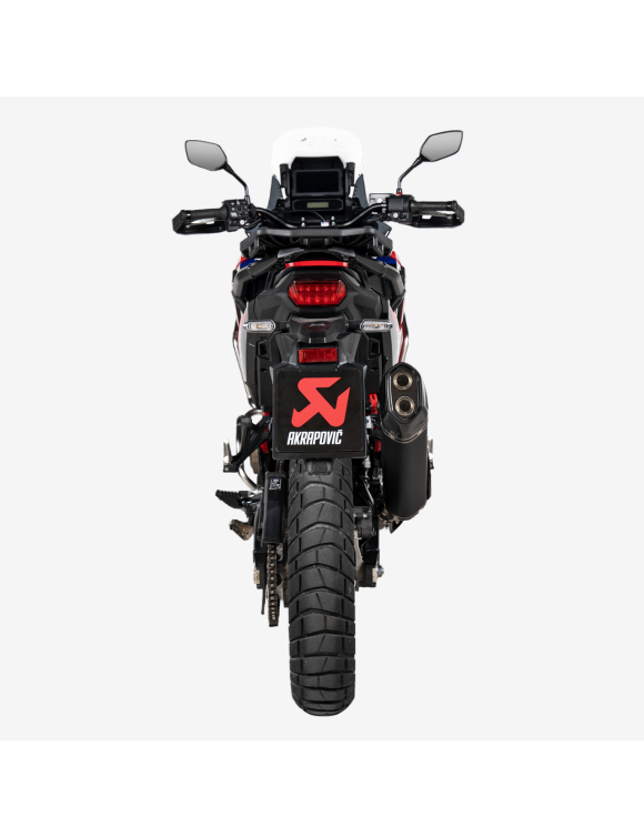 Titanium Slip-on Auspuff, Homologiert, Schwarz für Honda CRF1100L Africa Twin - Akrapovic S-H11SO4-HAFT - 4