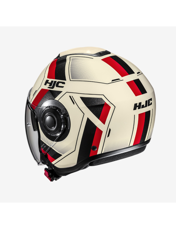 Casco Moto Jet HJC I40 N Velu MC1 Sand/Black Lucido 171601 - 3