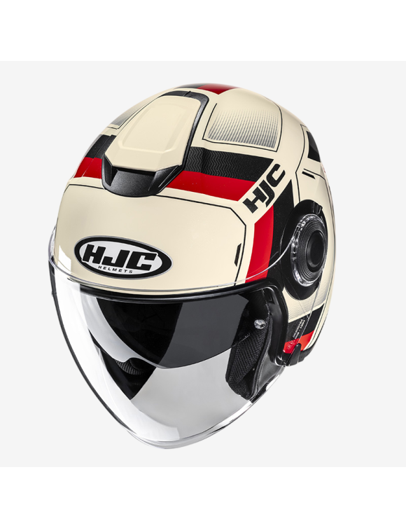 Casco Moto Jet HJC I40 N Velu MC1 Sand/Black Lucido 171601 - 2