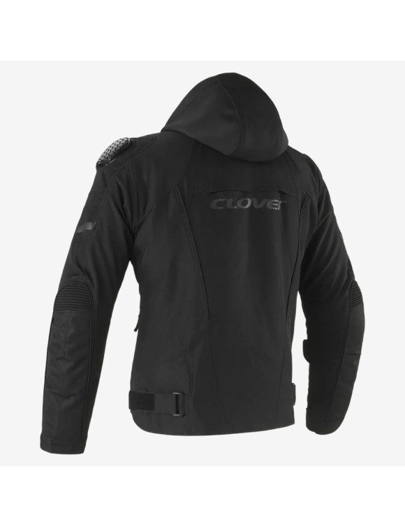Veste Moto d'Homme Sportive d'Hiver Clover Rainblade-3 WP Noir 17005-N/N - 2