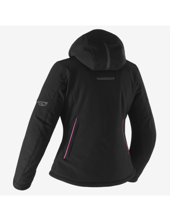 Giacca Moto da Donna Invernale Clover Rambla WP Lady Black/Fucsia 17010-PINK - 2